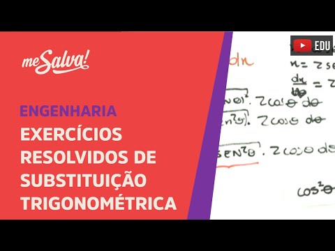 Me Salva! Exercícios Resolvidos de Cálculo I - EXINT15 - Substituição Trigonométrica I