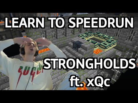 k4yfour - How to Speedrun Minecraft Strongholds ft. xQc