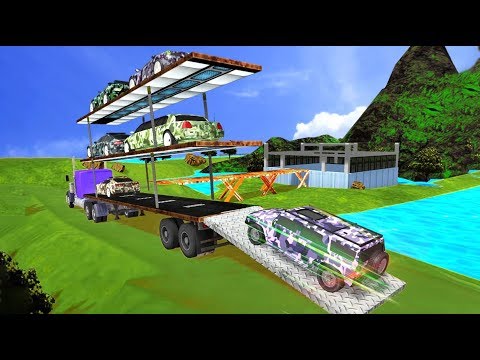 US Army Offroad Trailer Truck Transport Simulator (by Nautoriouz) Android Gameplay [HD]