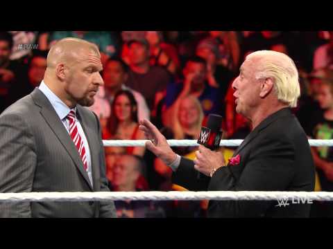 Ric Flair warns Triple H about Sting: Raw, February 16, 2015