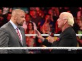 Ric Flair Warns Triple H About Sting Raw February 16 2015
