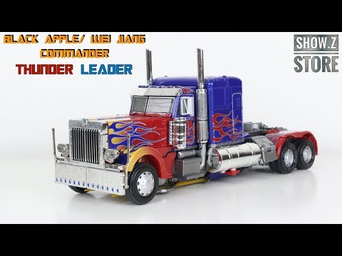 Black Apple Wei Jiang Commander THUNDER LEADER Optimus Prime Review