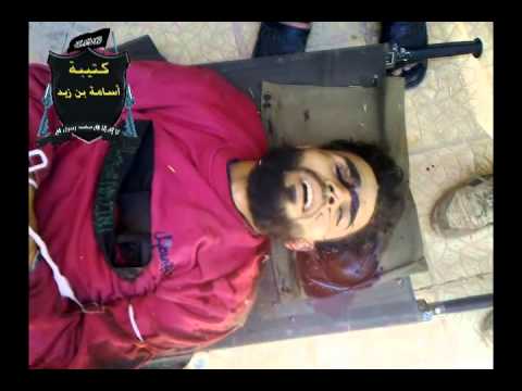 جثمان خالد الحسن أحد عناصر كتيبة أسامة بن زيد قضى في معركة بركان حوران