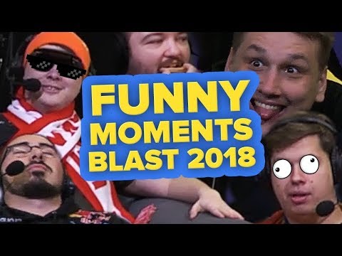 The best funny moments BLAST Pro Series Lisbon 2018 #CSGO