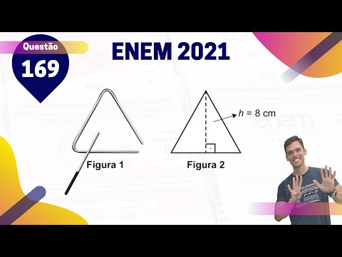 (Q.169 | Azul) COMPRIMENTO da Barra de PERCUSSÃO (Triângulo) - ENEM 2021