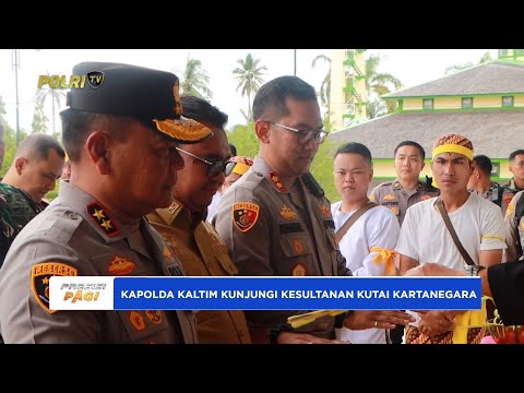 KAPOLDA KALTIM KUNJUNGI KESULTANAN KUTAI KARTANEGARA PERERAT SILATURAHMI