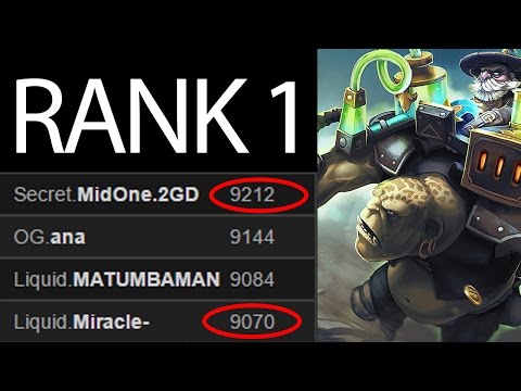 MidOne Dota MMR is Now Higher than Miracle Top MMR Ranked Gameplay