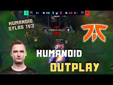 Humanoid Unoficial Quadra Kill Sylas on LEC Semi Finals - FNC vs RGE