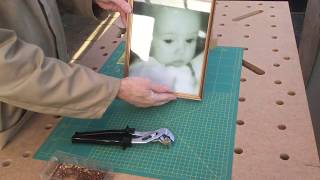 Old picture frame for a new picture