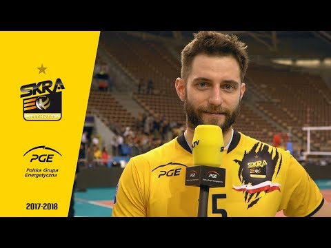 Grzegorz Łomacz post-match interview after PGE Skra - Cucine Lube Civitanova 2:3