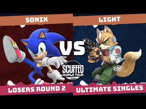 Scuffed World Tour Losers Round 2 - Sonix (Sonic) Vs. Light (Fox) Smash Ultimate - SSBU