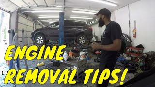 Chevy Traverse Engine Removal | Tips Only