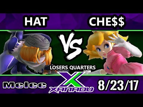 S@X 216 - Hat (Sheik) Vs. Che$$ (Peach) - Smash Melee Losers Quarters - SSBM