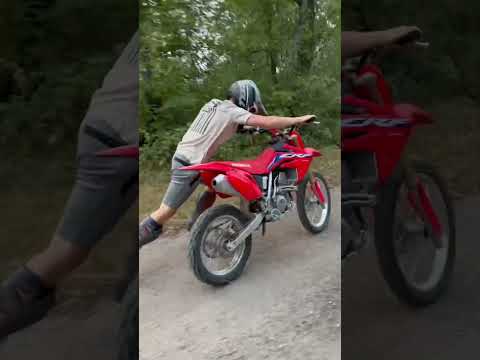 How to bump start a dirtbike!