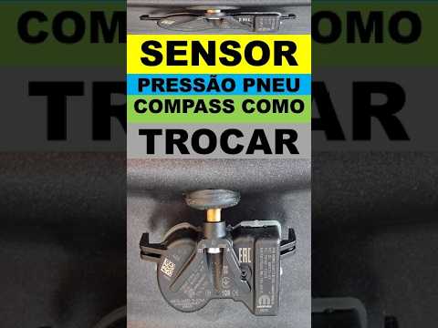 Como trocar o sensor de pressão do pneu do Jeep Compass ano 2023? Sem trocar a válvula do pneu