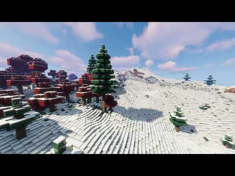 Minecraft Terraforged and Biomes O' Plenty Exploration with Dynamic Surroundings and Shaders