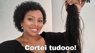 FIZ O BIG CHOP SOZINHA !!!!