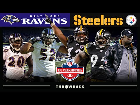 Legendary AFC North Defensive Battle! (Ravens vs. Steelers 2008, AFC Championship)