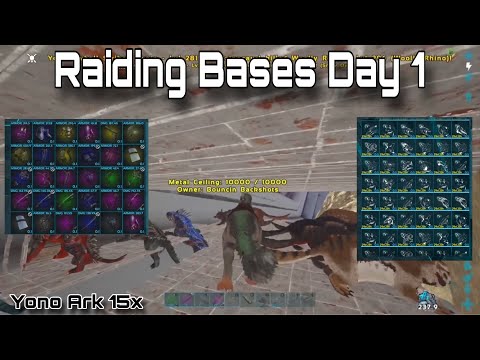 Fresh Wipe | Raiding Bases For Crazy Profit | Yono Ark 15x
