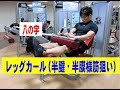 レッグカール（半腱様筋・半膜様筋狙い）【糸井トレーナー】