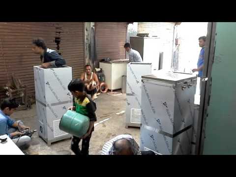 Manufacturing process of commercial water cooler