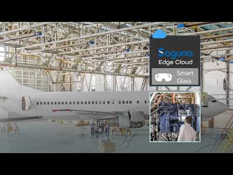 Saguna Edge Computing improves augmented reality for Industry 4.0 logo
