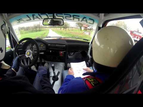 3 Rajd Krośnieński 070414 Janeczek Okoński BMW E30 318is