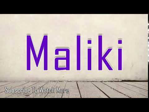 How to Pronounce Maliki