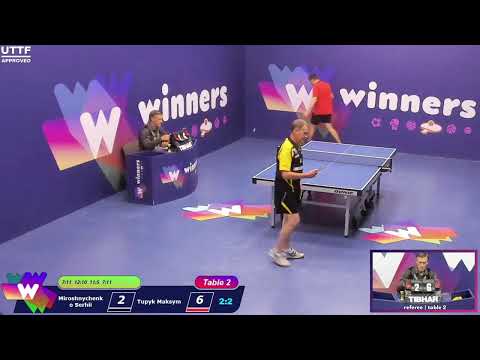 Winners League  26.09.21  Miroshnychenko Serhii - Tupyk Maksym 16:00