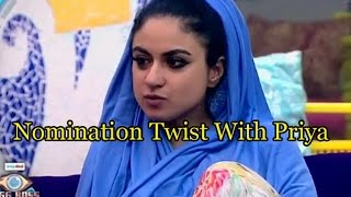 Bigg Boss 9: Never Happened Nomination Twist With Captain Priya Malik!