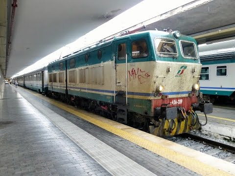 E403 ed E656.289 "Caimano"; due stupende loco con i loro rispettivi treni a Napoli Centrale