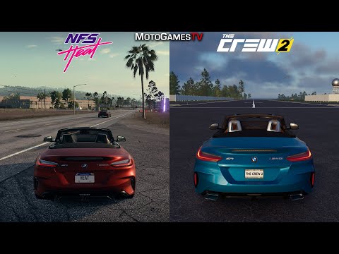 Need for Speed Heat vs The Crew 2 - 2019 BMW Z4 M40i Sound Comparison