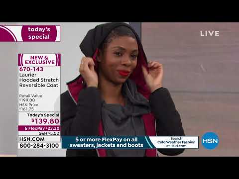HSN | Cold Weather Fashions featuring Laurier Outerwear Premiere 10.31.2019 - 12 AM
