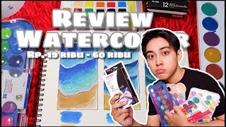 REVIEW WATERCOLOR FOR BEGINNERS | JOYKO wc-2000, GIOTTO 36  , TITI , V-TRO