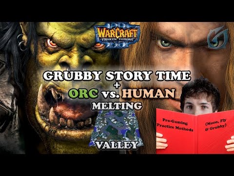 Grubby | Warcraft 3 The Frozen Throne | Grubby Story-time with Practice Strategy on Orc vs. Human