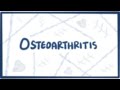 Osteoarthritis - causes, symptoms, diagnosis, treatment & pathology