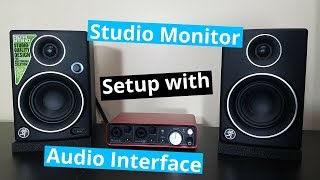 Video thumbnail for Studio Monitor Setup Guide (2019) | Mackie CR3 & Audio Interface Setup by TheTechWhiz
