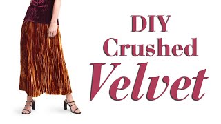 Do-It-Yourself Crushed Velvet