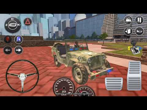 Ameican Police Jeep Driving Police Games 2020 - Gameplay