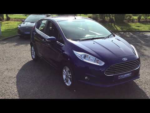 Used Ford Fiesta 1.25 82 Zetec 5dr Deep Impact Blue 2017