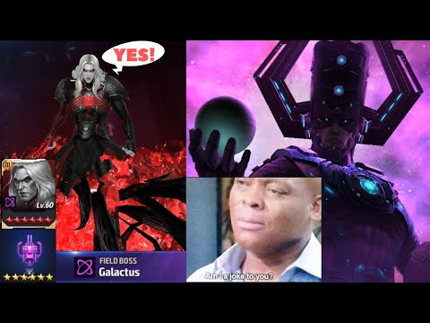 LVL 60 KNULL vs GALACTUS GBR because i noticed he was available :) - Marvel Future Fight
