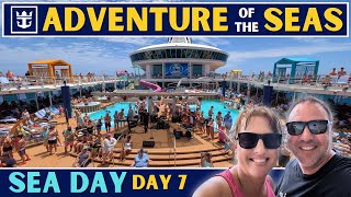Royal Caribbean Adventure of the Seas – Sea Day Fun & 70s Dance Party (Day 7)