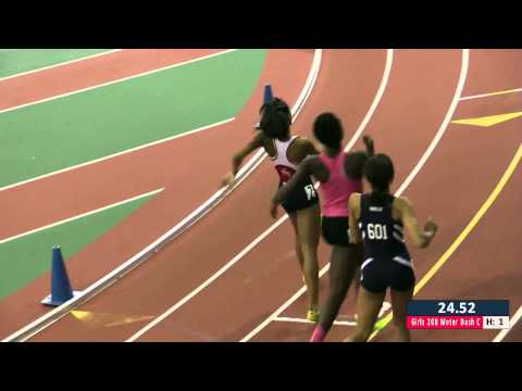 Girls 200m Prelim Heat 1 - New Balance Nationals Indoor 2014