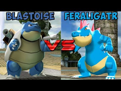 Pokemon battle revolution - Blastoise vs Feraligatr