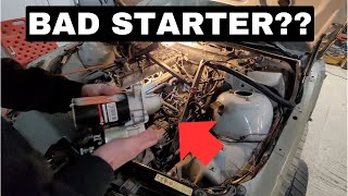 HOW TO - STARTER REMOVAL ON BMW E46
