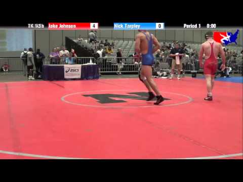 Jake Johnson vs. Nick Tarpley at 2013 Junior Nationals - FILA - FS