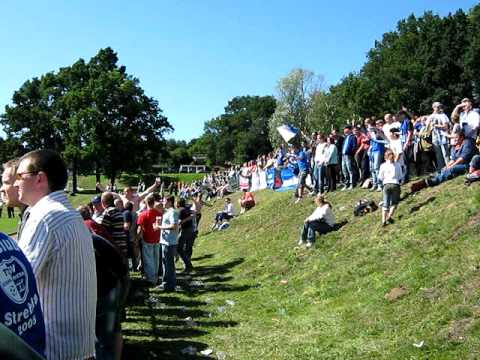 So feiern die Riesaer den zweiten Treffer