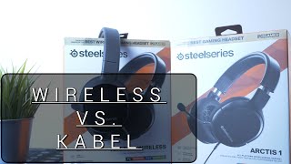 Wireless vs. Kabel | Das Steelseries Arctis 1 und Arctis 1 WL | Review German