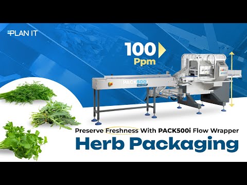 Fresh Herb Packaging | Pack500i Inverted Flow Wrapper