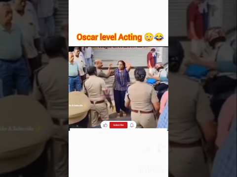 Oscar level Acting 😳😂#funny #indianmeme #shorts #viral #police #memes #trending #song